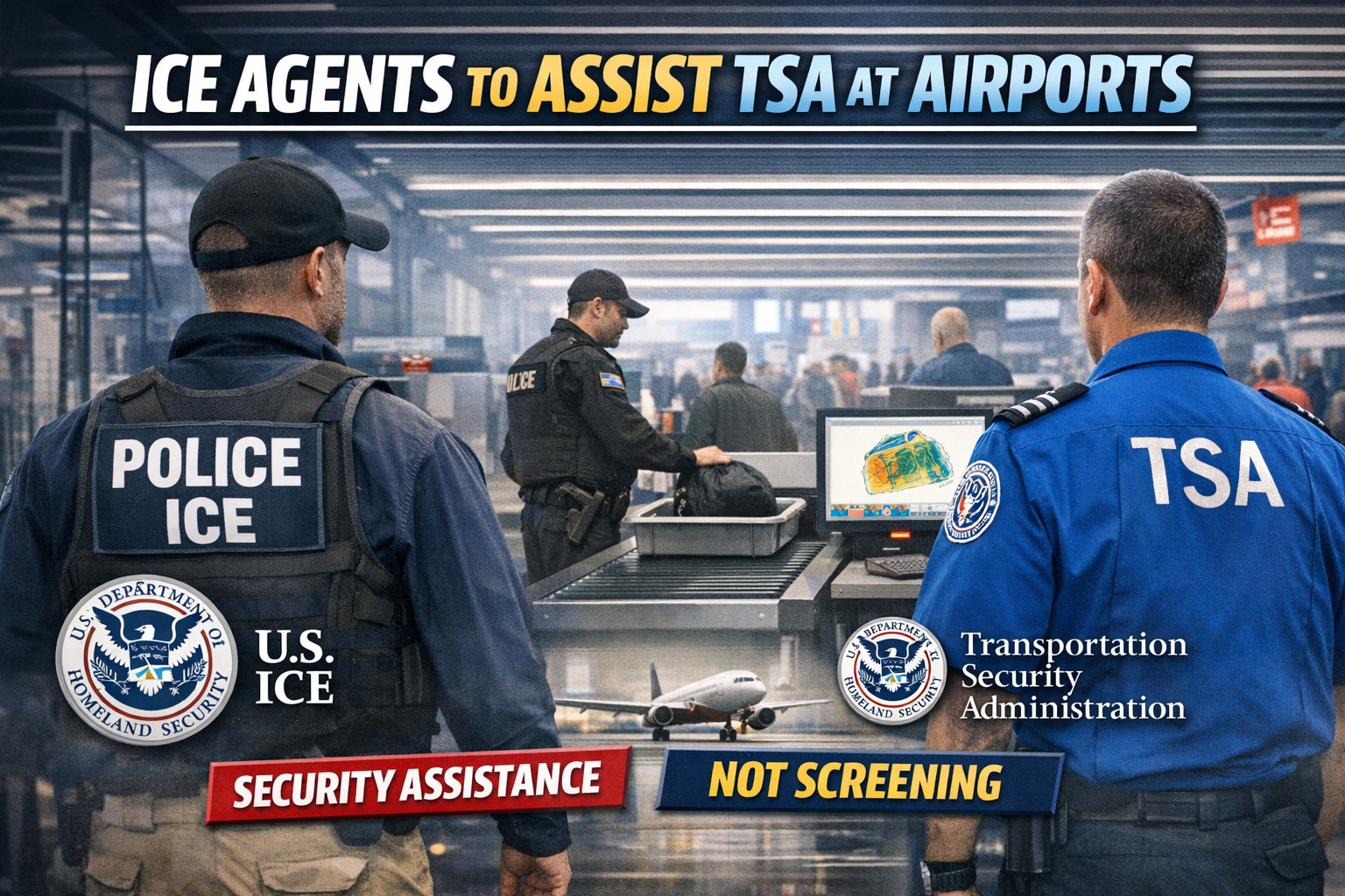 미국 정부, TSA 인력 부족 해소 위해 ICE 요원 공항 배치… Rochester 공항은 제외
