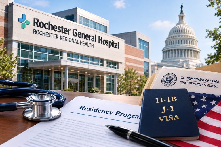 Rochester General Hospital 레지던트 채용 논란…트럼프 행정부 감찰관, Rochester Regional Health에 자료 요구